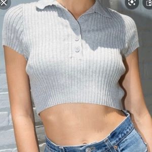 brandy melville bridget knit top
